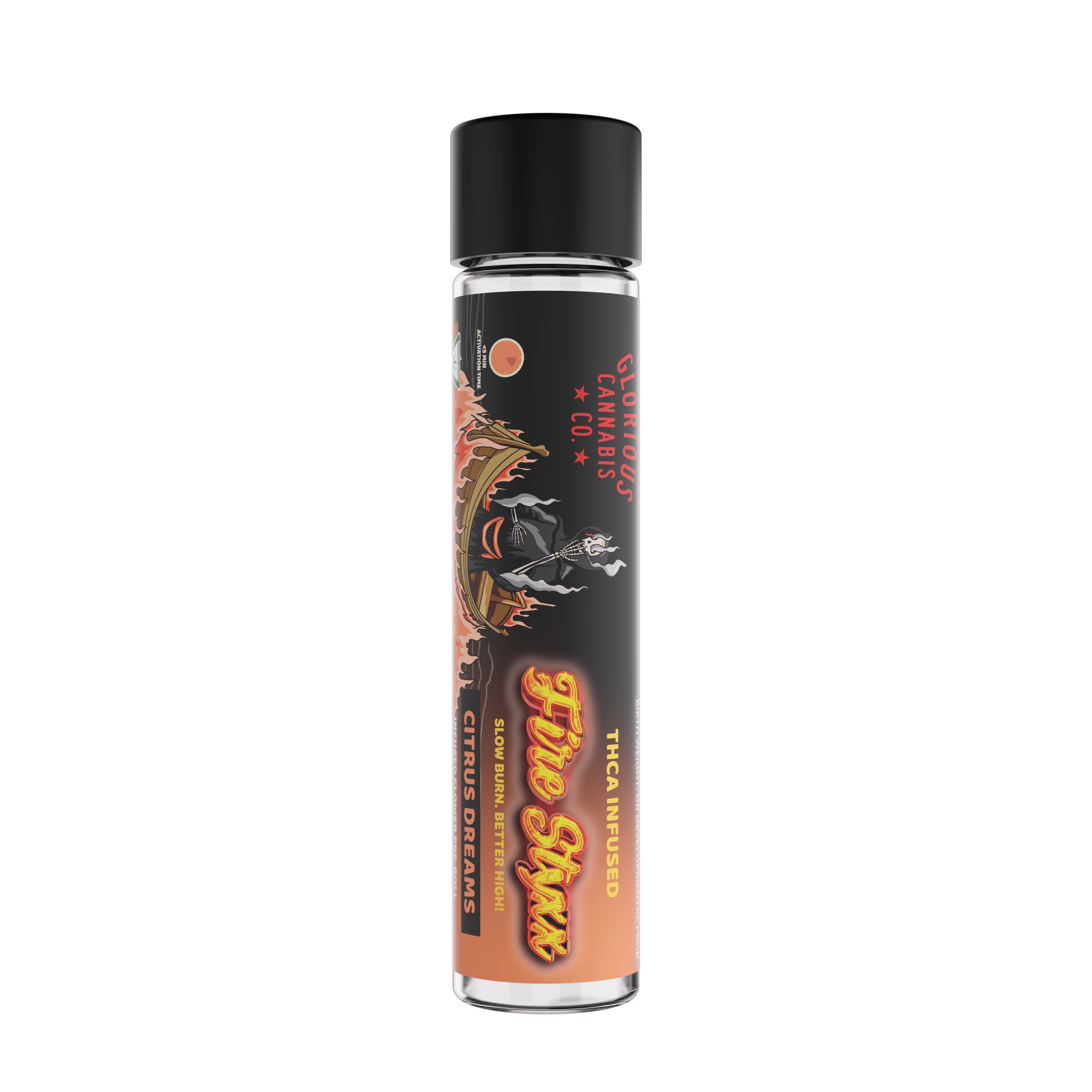 Photograph of product: GCC - Fire Styxx - Infused Pre-Roll - Blazing Star