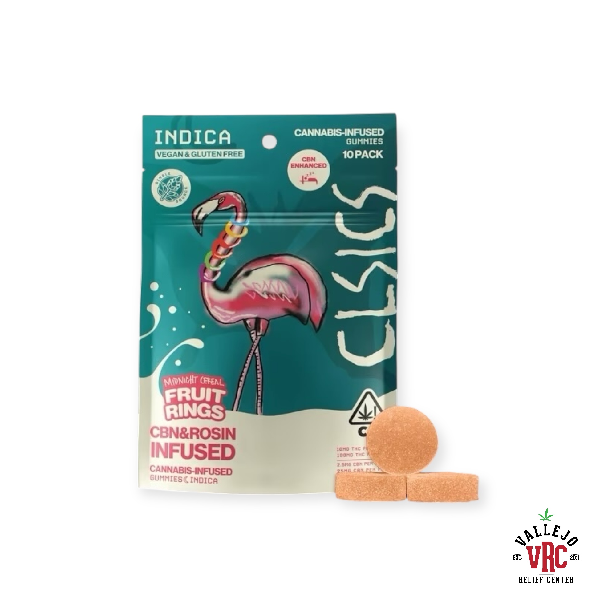 Photograph of product: MIDNIGHT CEREAL FRUIT RINGS CBN