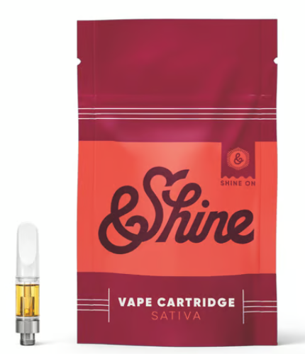 Photograph of product: &Shine - Vape Cart - Pineapple Orange (1g)