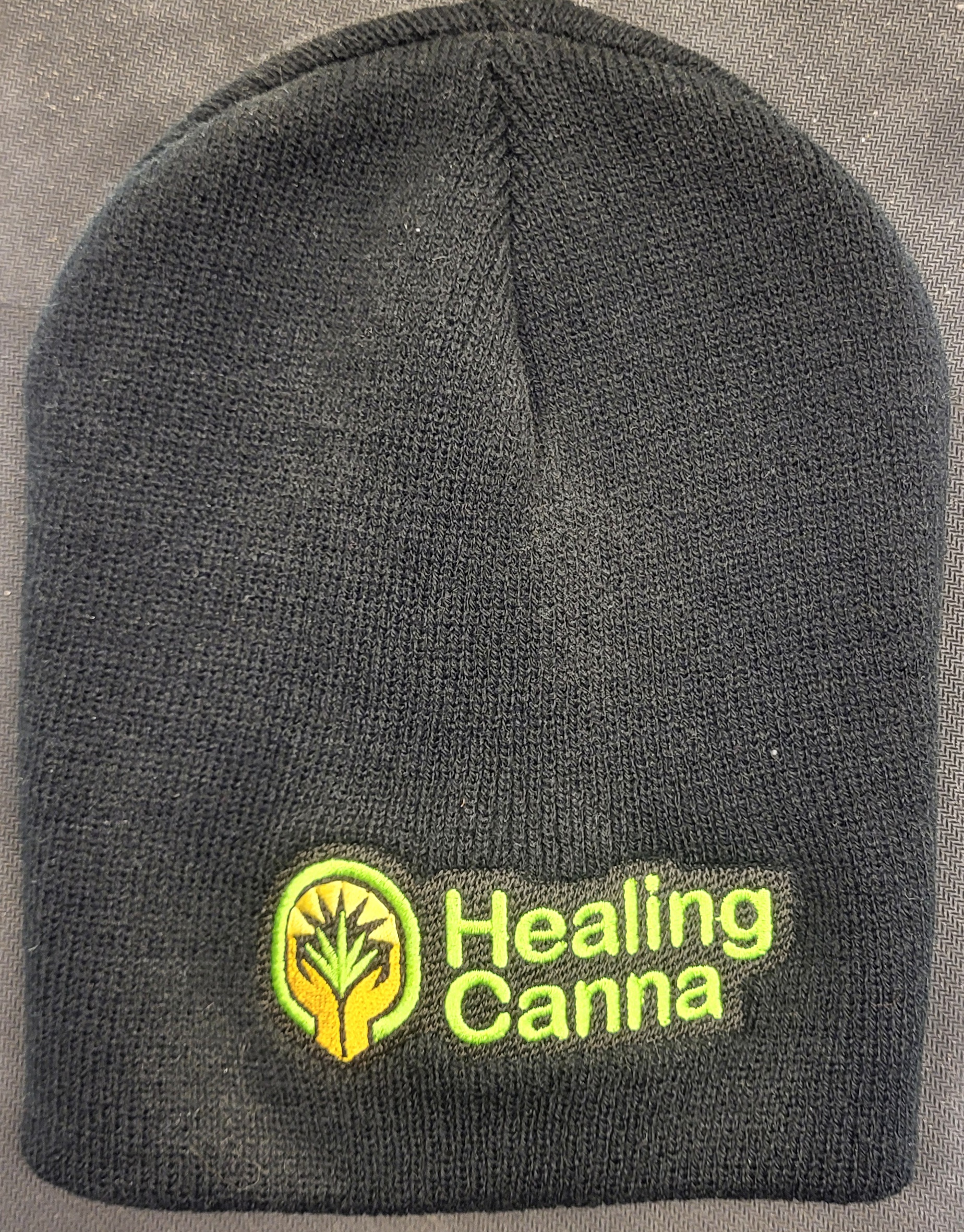 Photograph of product: Healing Canna Beanie - Black/Full