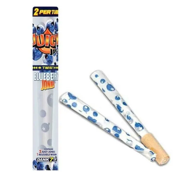 Photograph of product: Juicy Jay's Pre-Rolled Cones - Blueberry