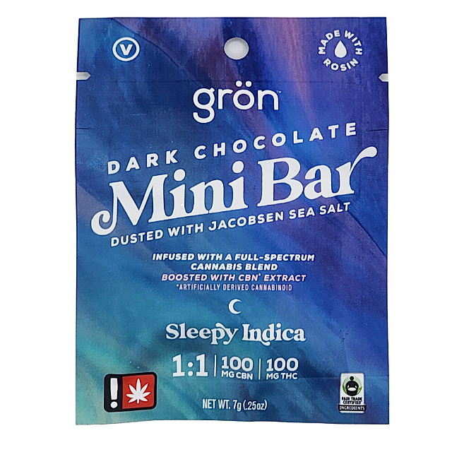 Photograph of product: Gron- Dark Chocolate Mini Bar 1:1 (I)