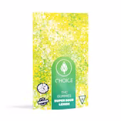 Photograph of product: Choice | Gummies Super Sour Lemon 100mg Oui'd  | Edible