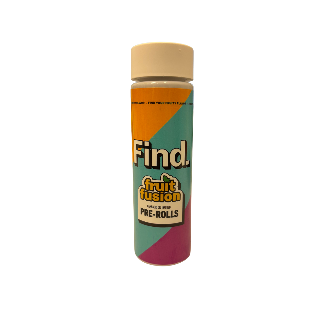 Photograph of product: Find. Fruit Fusions Guava Distillate Infused Preroll - Oui'd: Orange Z 5PK 6.25g