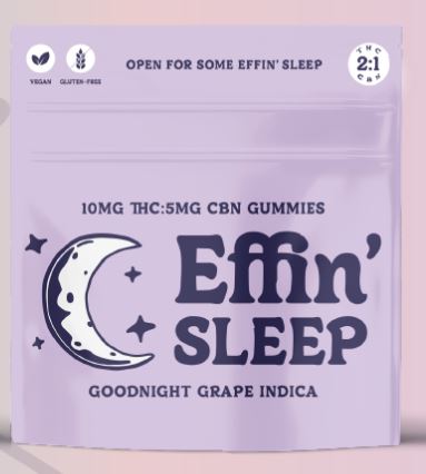 Photograph of product: Sleep 2:1 TH-oui:CBN Goodnight Grape Gummies | 20 Pack
