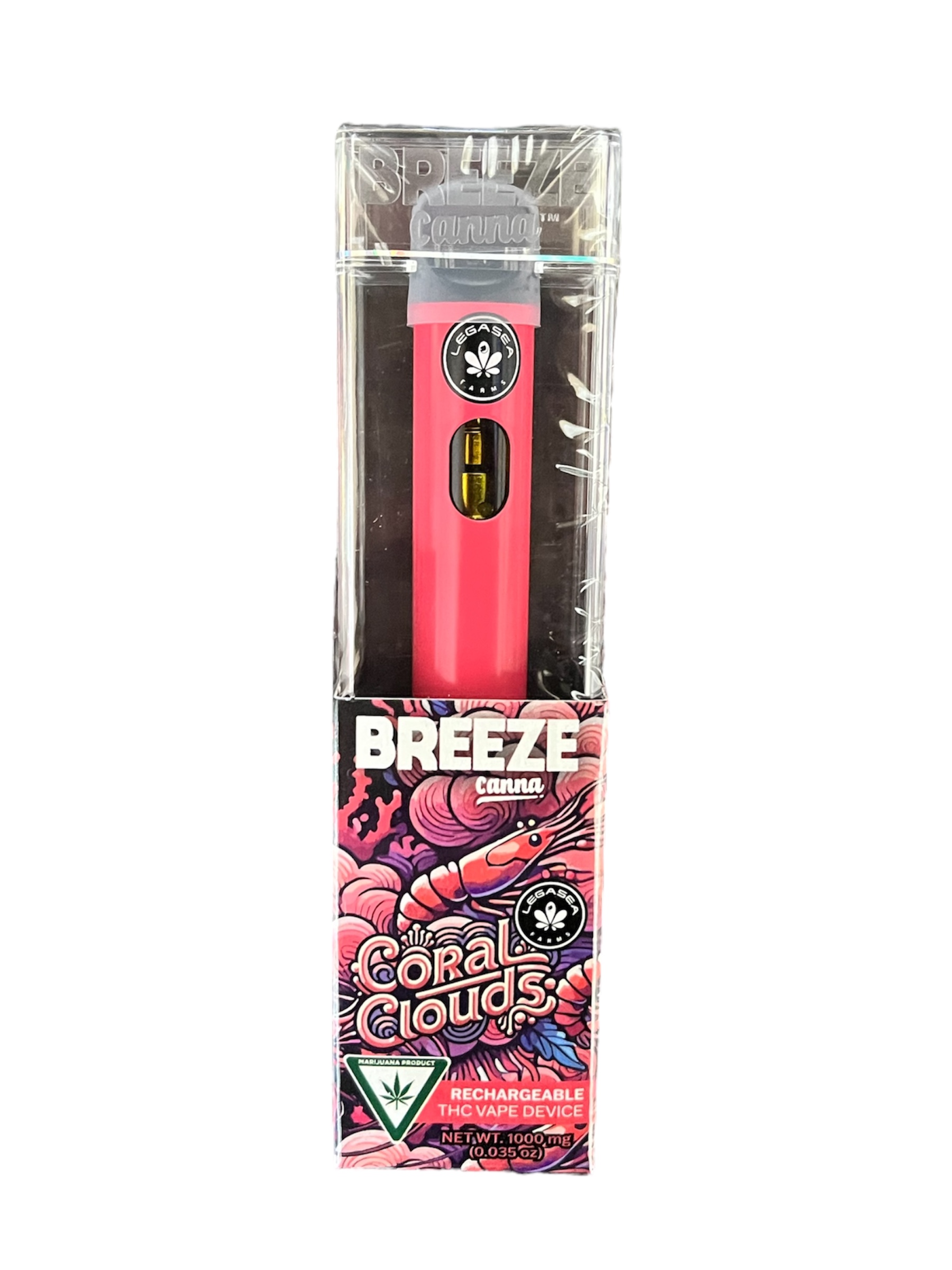 Photograph of product: BREEZE X LEGASEA | CORAL CLOUDS | DISPOSABLE