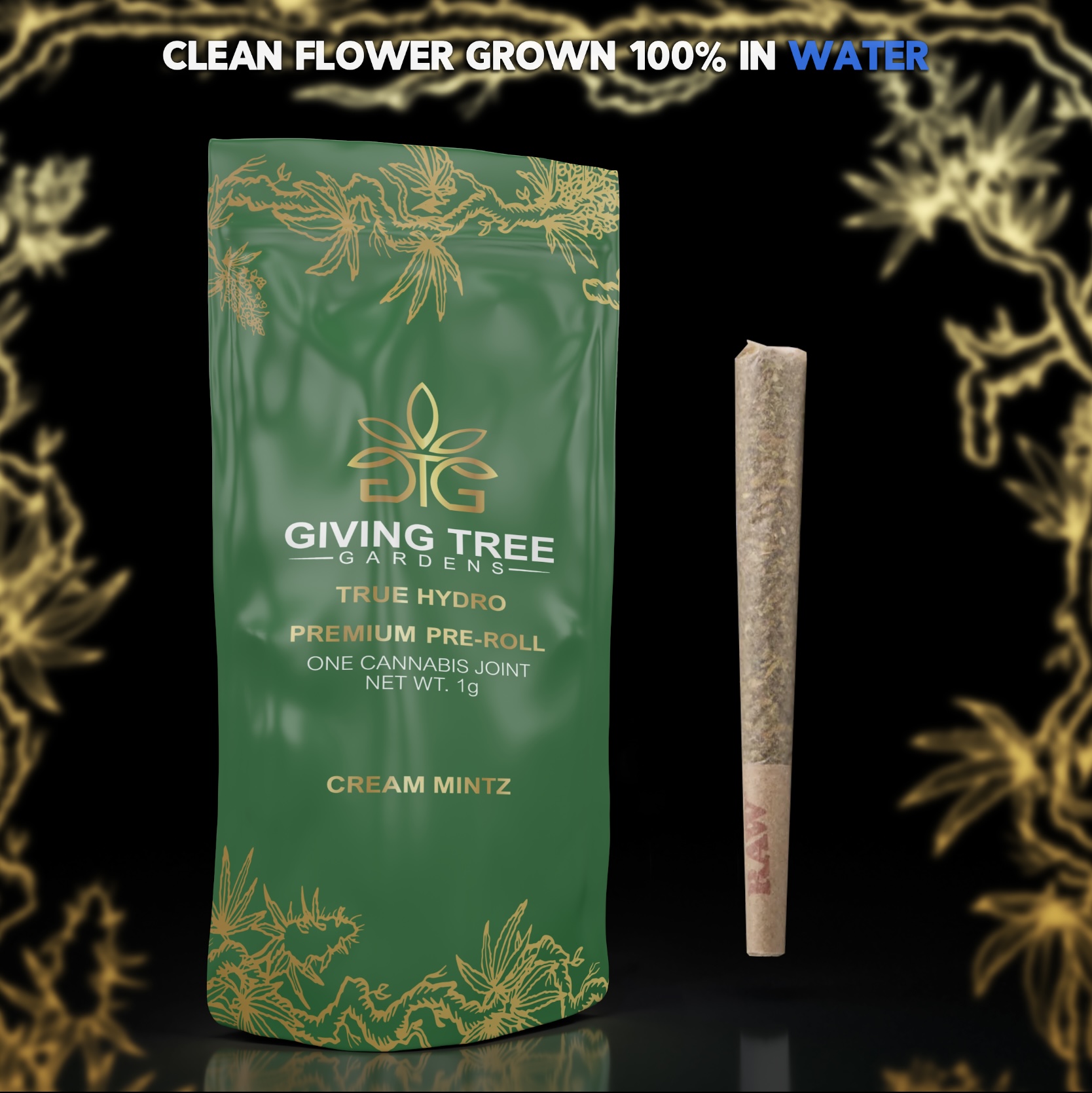 Photograph of product: Cream Mintz 1G pre roll