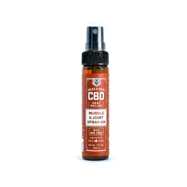 Photograph of product: Head & Heal | Muscle & Joint CBD Heat Relief Spray | 300MG