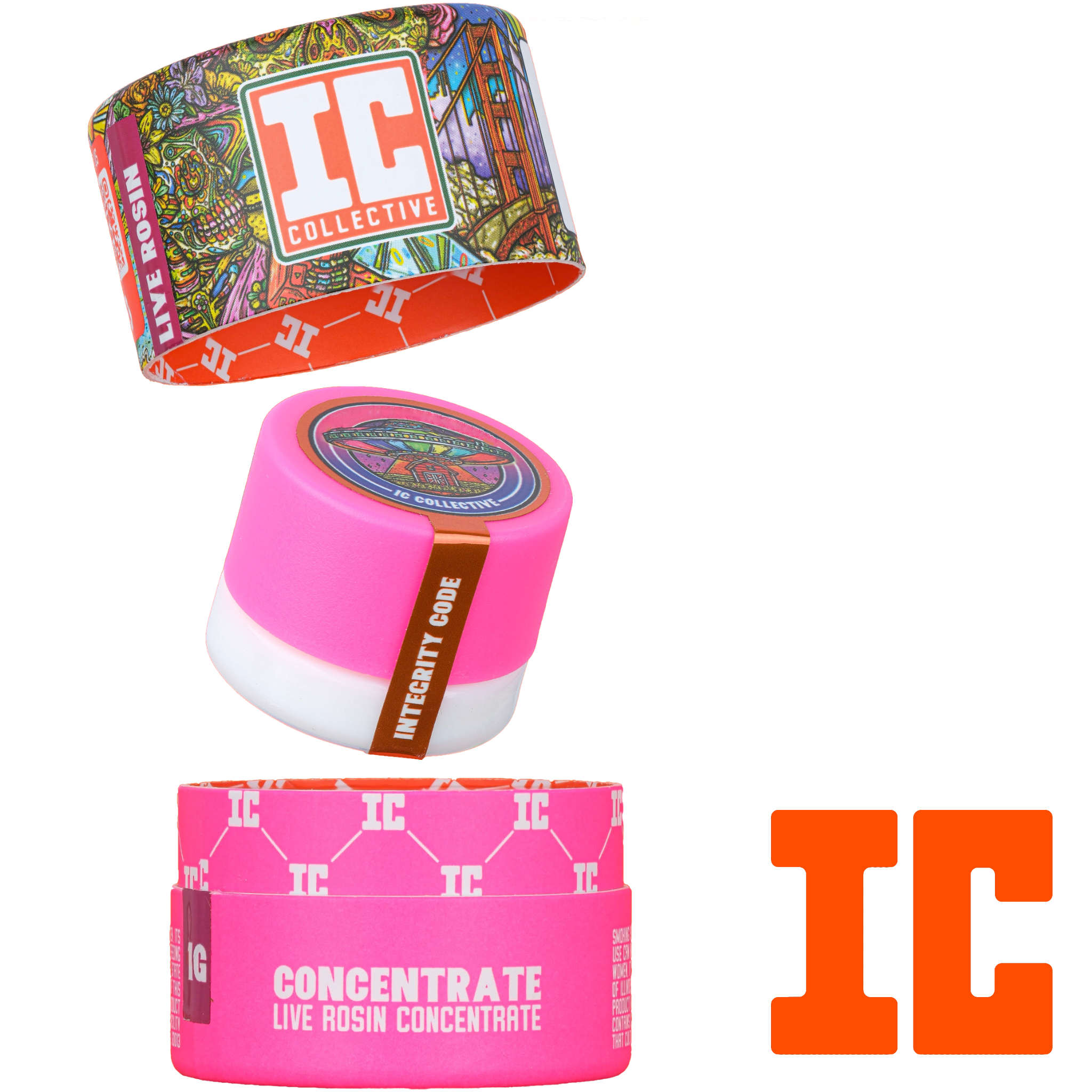 Photograph of product: Live Rosin Badder | IC Collective | T.I.T.S.
