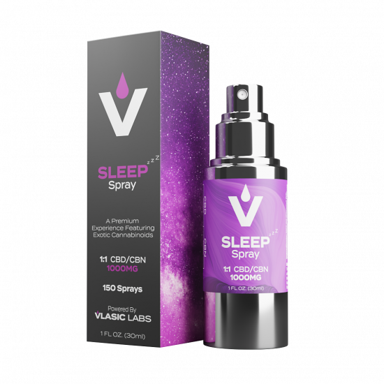 Photograph of Product: Vlasic Labs 1:1 CBD/CBN Sleep Spray (1000mg)