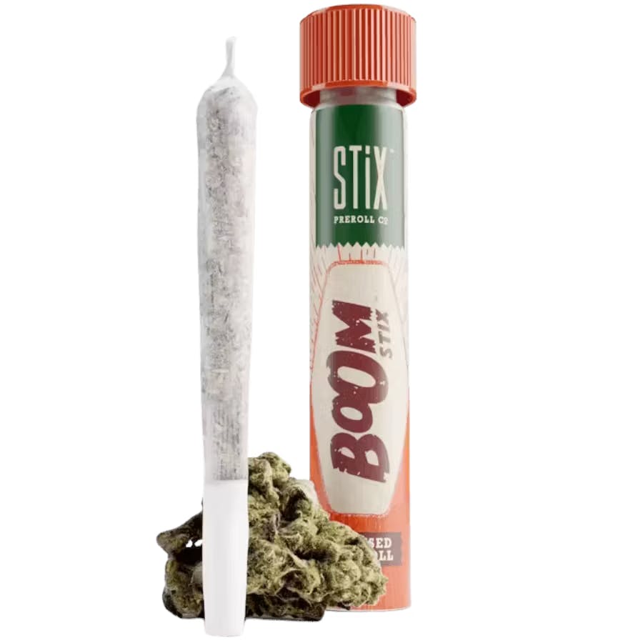 Photograph of product: Stix Preroll Co. (2 x 0.5g) Hybrid Boom Stix