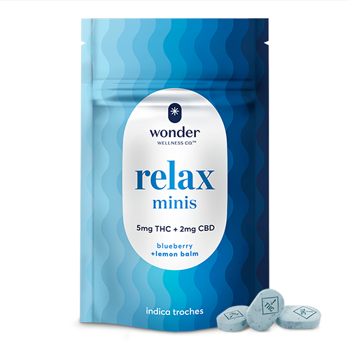 Photograph of Product: Wonder Minis Relax | Blueberry | 5mg/40ct