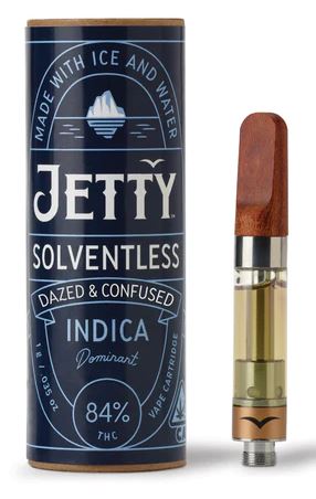 Photograph of product: Jetty Dazed and Confused OCAL Oui'd Solventless Cartridge