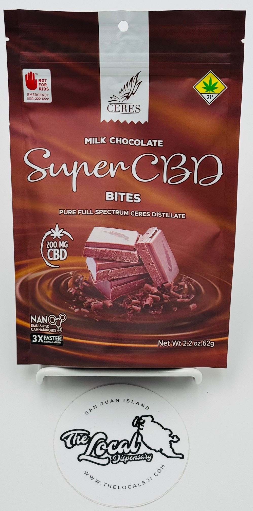 Photograph of product: Super CBD Milk Chocolate 10pk
