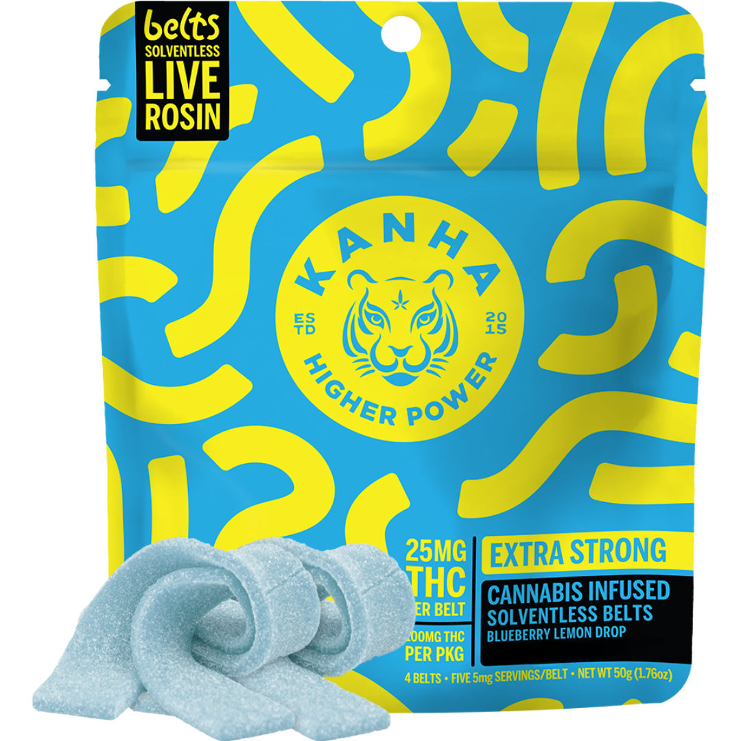 Photograph of product: Blueberry Lemon Drop | Live Rosin | Fast-Acting | 4pk/20serv