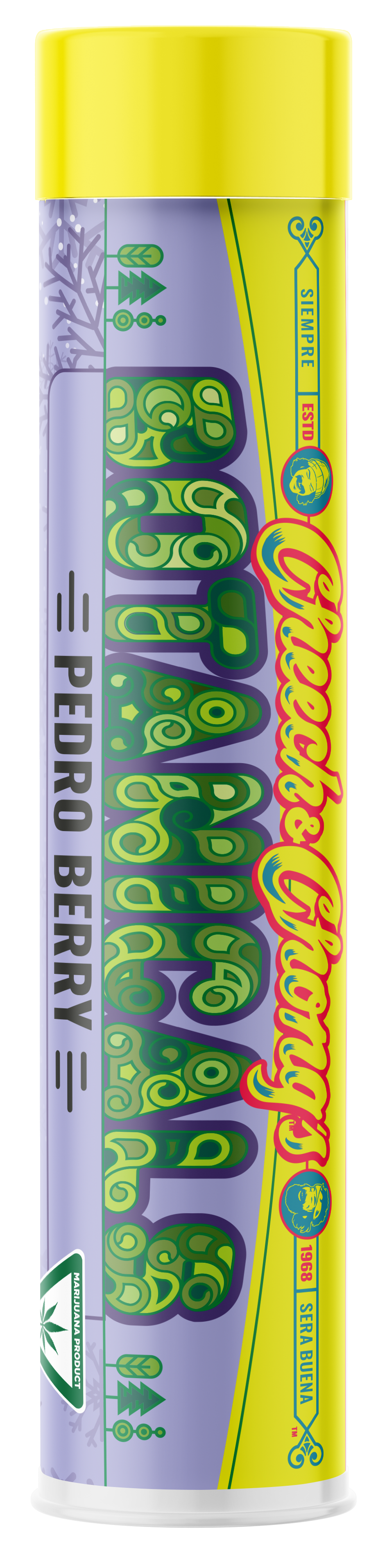 Photograph of product: Cheech & Chong - Infused Preroll - Pedro Berry