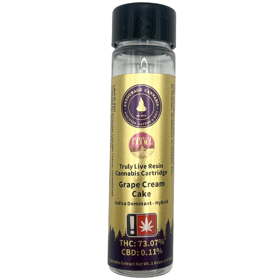 Photograph of product: CBD- Grape Cream Cake 1G LR (IH)
