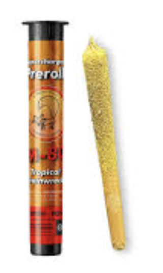 Photograph of product: Tropical Trainwreck - M80 Infused Pre-Roll - PVX