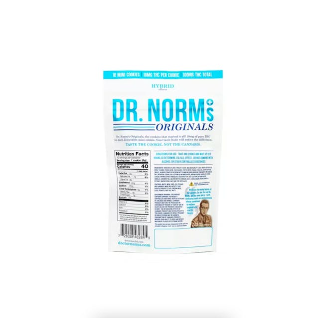 Photograph of product: Dr. Norms- Chocolate Chip  (10 cookies) - 