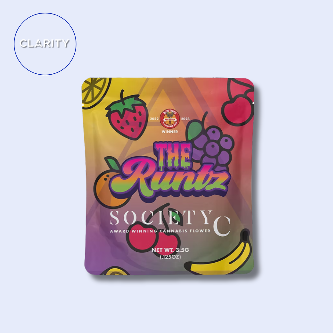 Photograph of product: Society C Prepackaged Flower | The Runtz - 3.5g