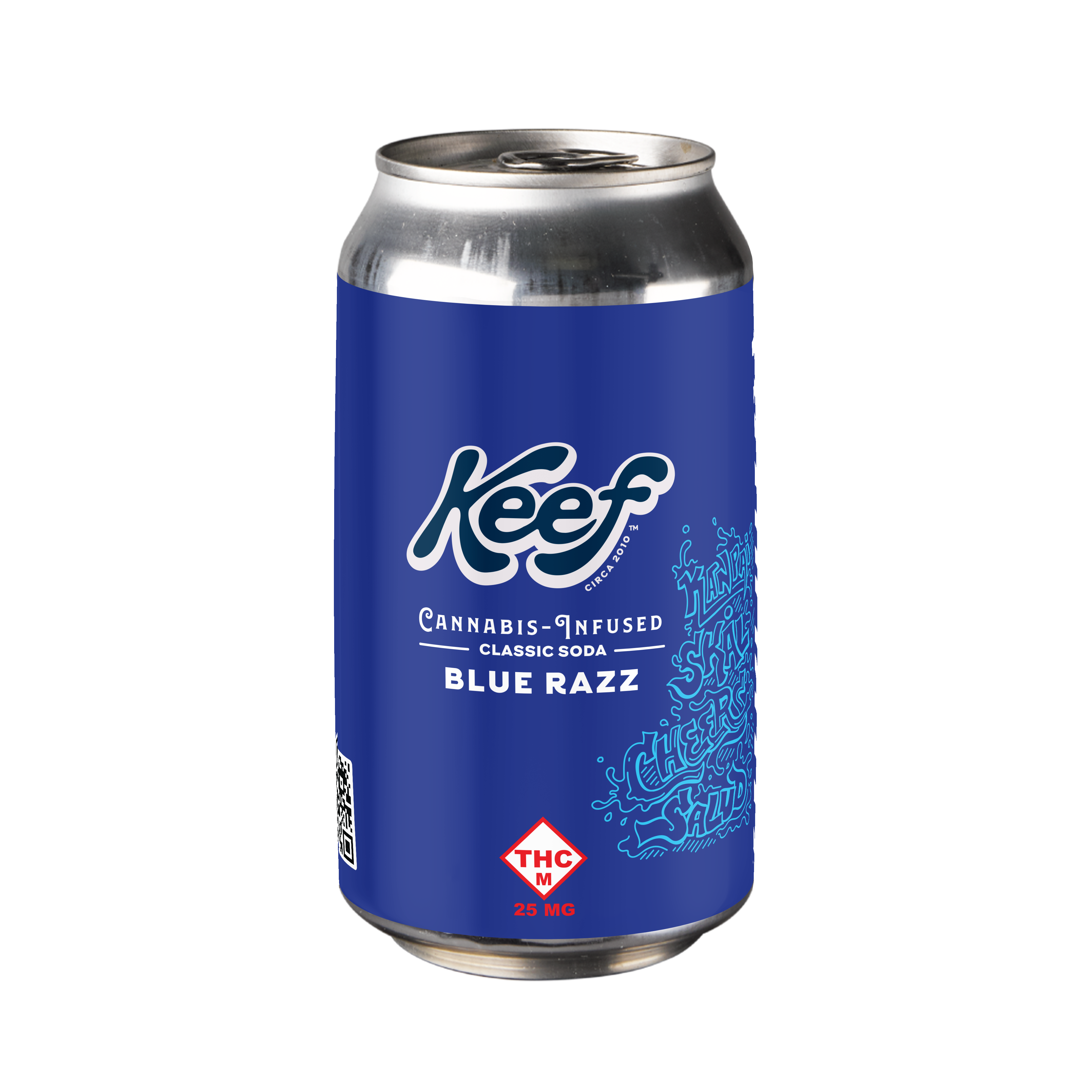 Photograph of product: Blue Razz | 25mg (12oz) Soda