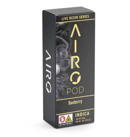 Photograph of product: Airo Booberry 0.5g Live Resin Pod