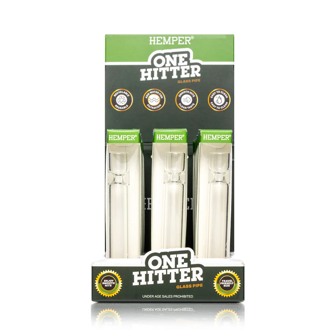 Photograph of product: Accessories | Hemper | One Hitter | Clear