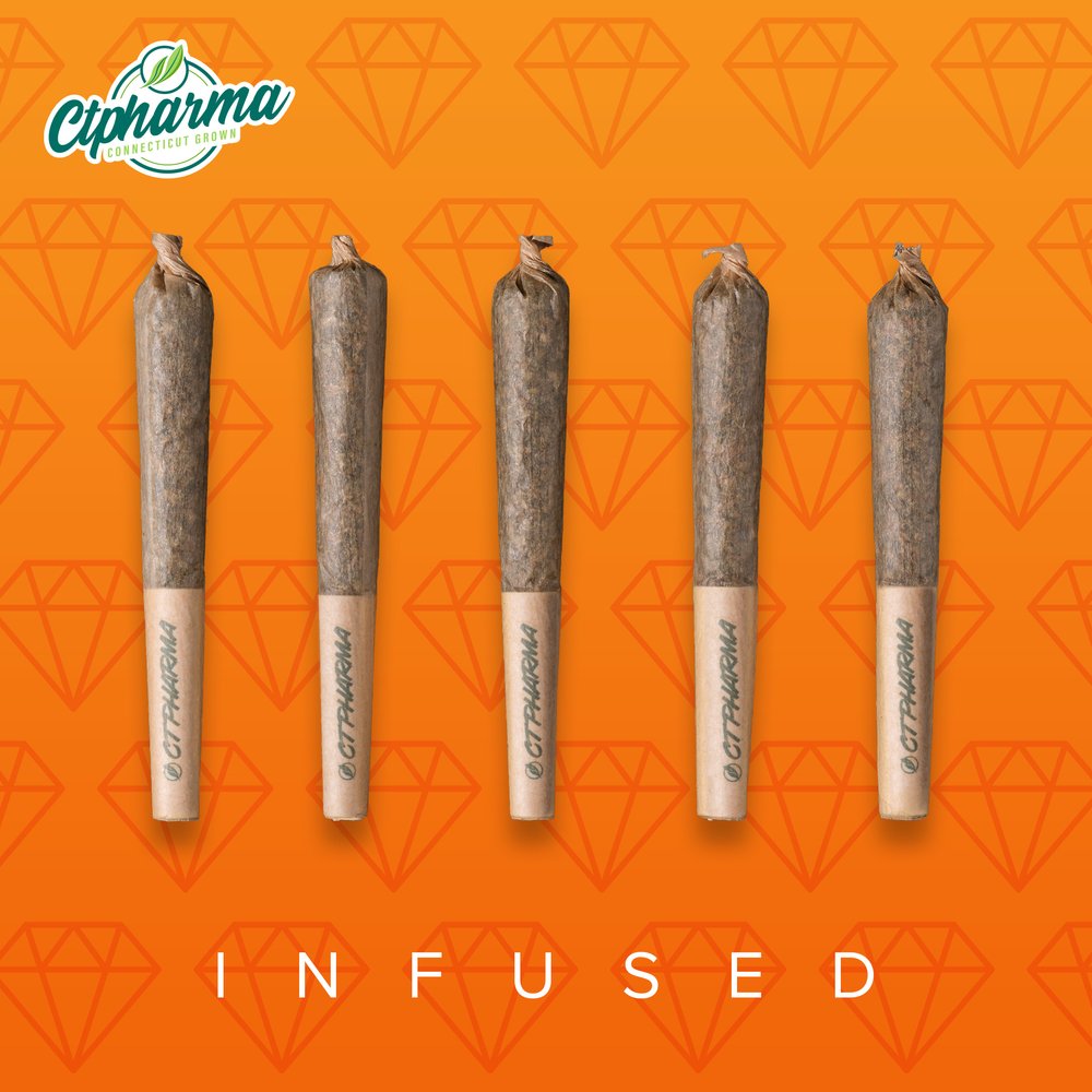 Photograph of product: Ghost White | 5pk TH-ouia Infused Pre-rolls | 0.4g each | 26226