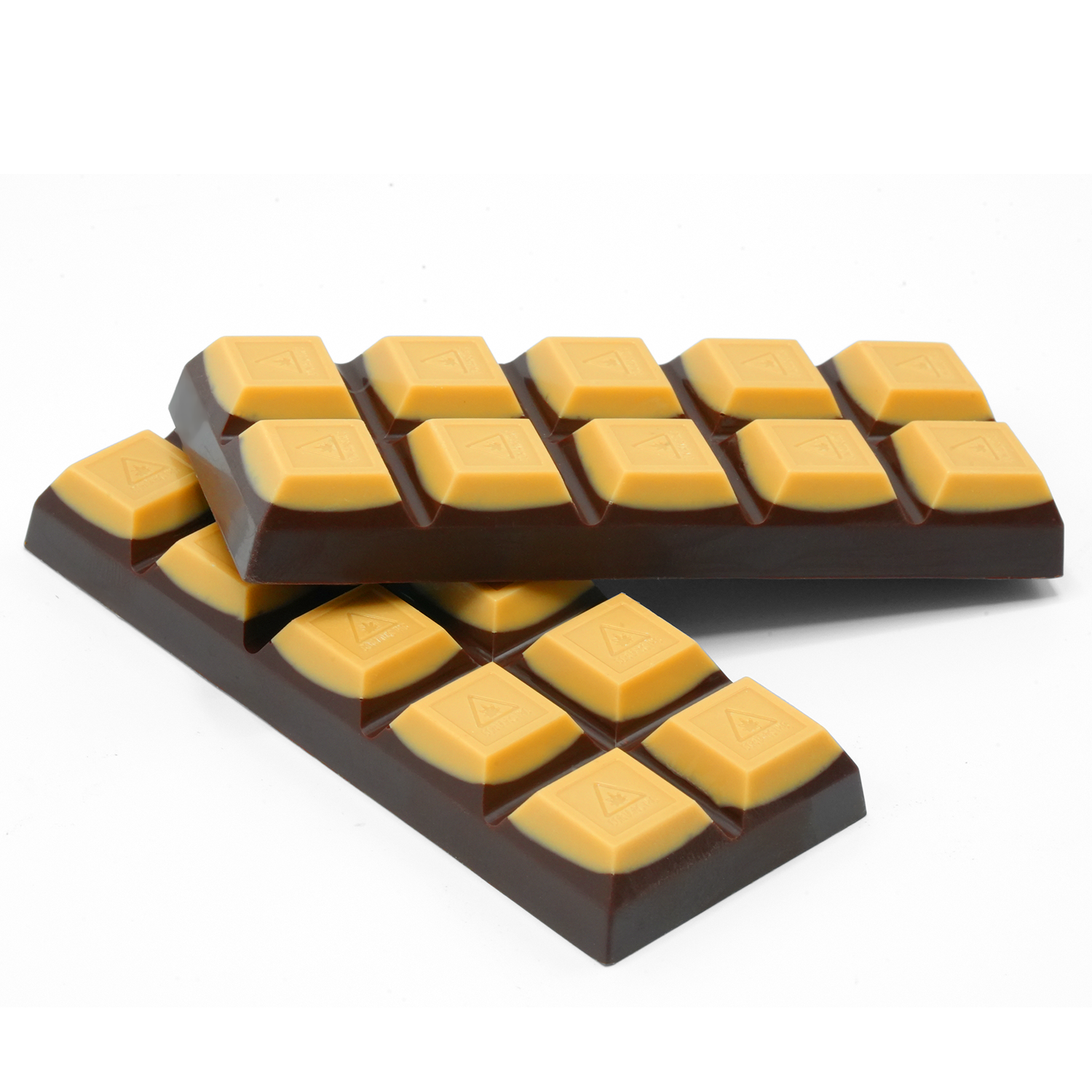 Photograph of product: Salted Caramel Espresso Dark Chocolate Bar - 10mg 10pc