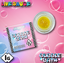 Photograph of product: BUBBLE BATH 1G LIVE SAUCE