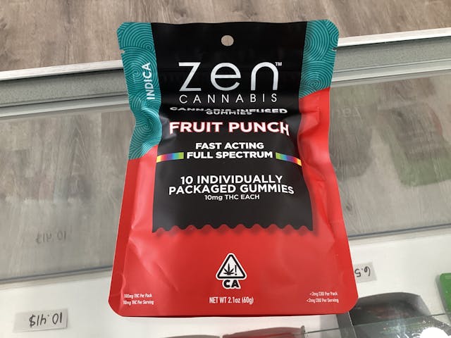 Photograph of product: Zen oui'd fruit punch - 