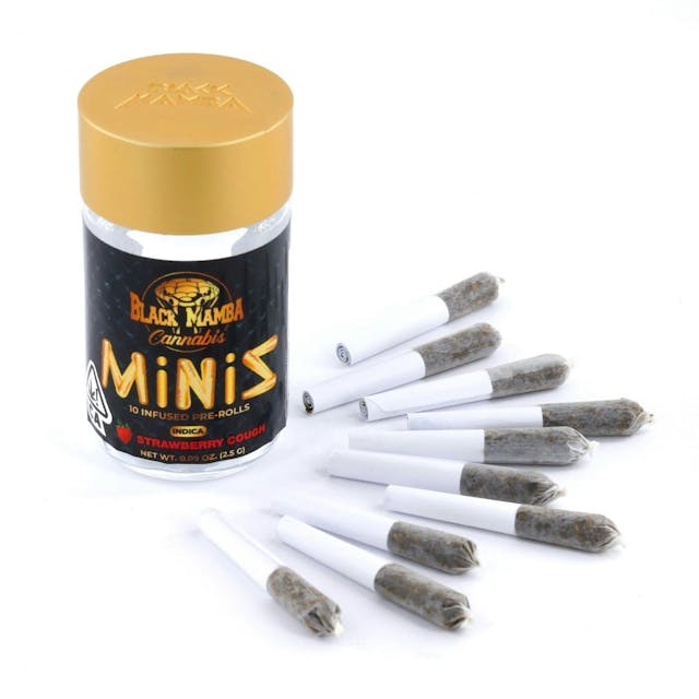 Photograph of product: Mamba Minis - Strawberry Cough 2.5g - 