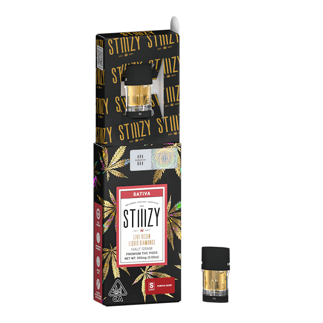 Photograph of product: PURPLE HAZE | LIQUID DIAMOND | .5G POD