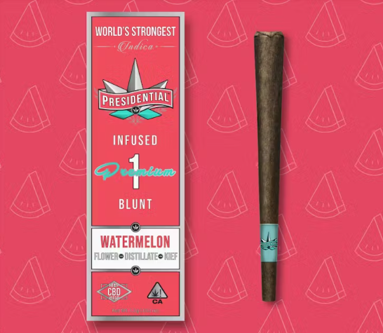 Photograph of product: Presidential | Watermelon | Moon Rock Blunt |1.5G