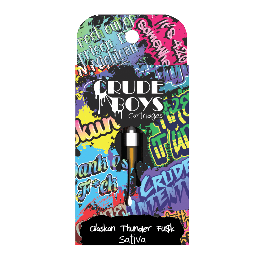 Photograph of product: Crude Boys | 1g Oui'd Cart | Alaskan Thunder Funk