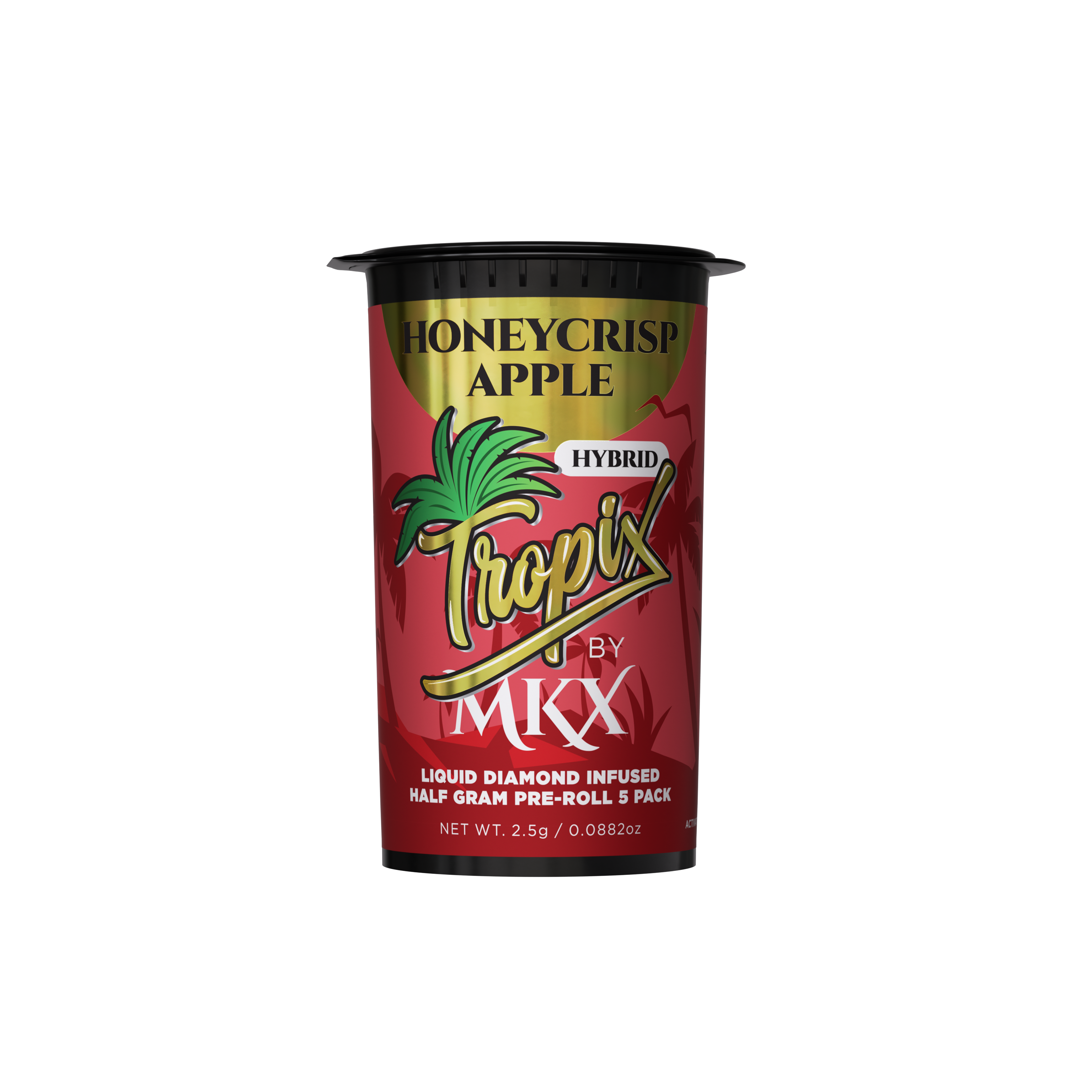 Photograph of product: TropiX - Honeycrisp Apple Infused Pre-Rolls 5pk 2.5g