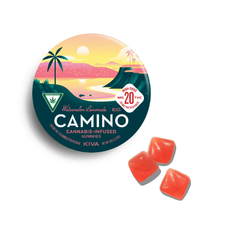 Photograph of product: CAMINO WATERMELON LEMONADE GUMMIES 200MG