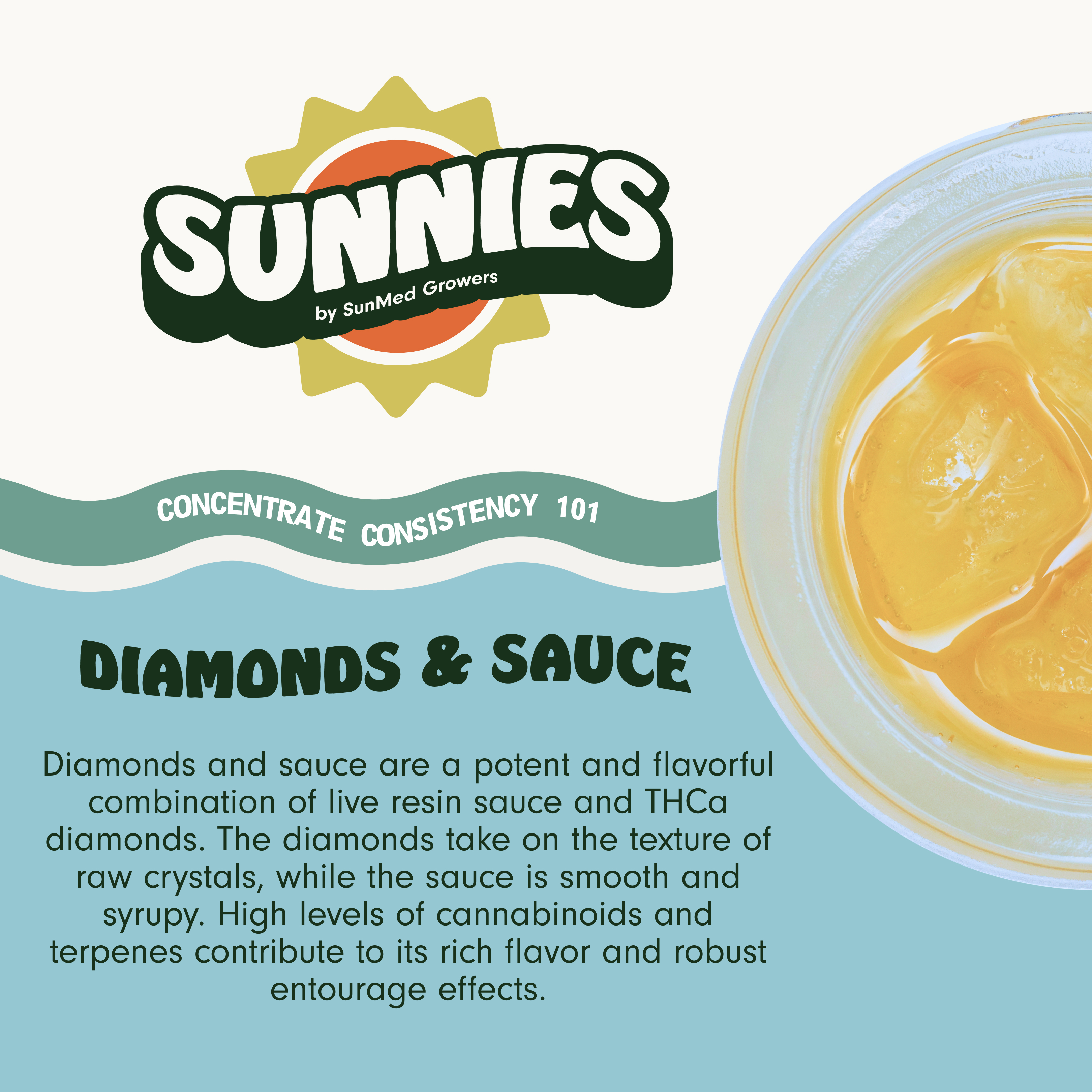 Photograph of product: Sunnies Watermelon Gelato Diamonds & Sauce