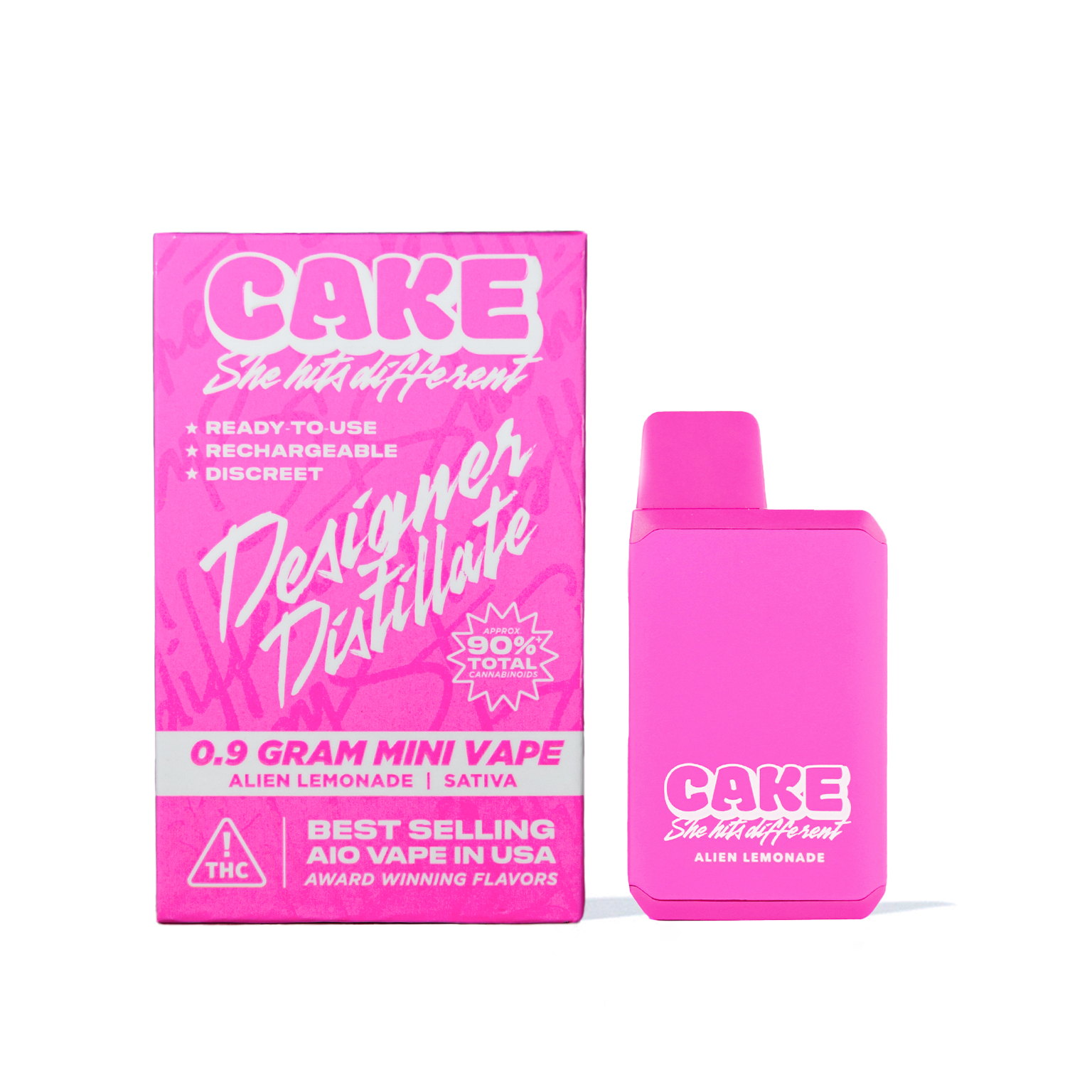Photograph of product: Cake Alien Lemonade Disposable 0.9g