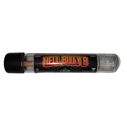 Photograph of product: Cannabee - Hell Billy 8 - Live Resin Infused- Infused Pre Roll 1.3g - REC