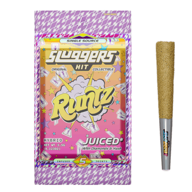 Photograph of product: Runtz Diamond & au chocolat Infused Pre-Roll 5pk 3.5g - 
