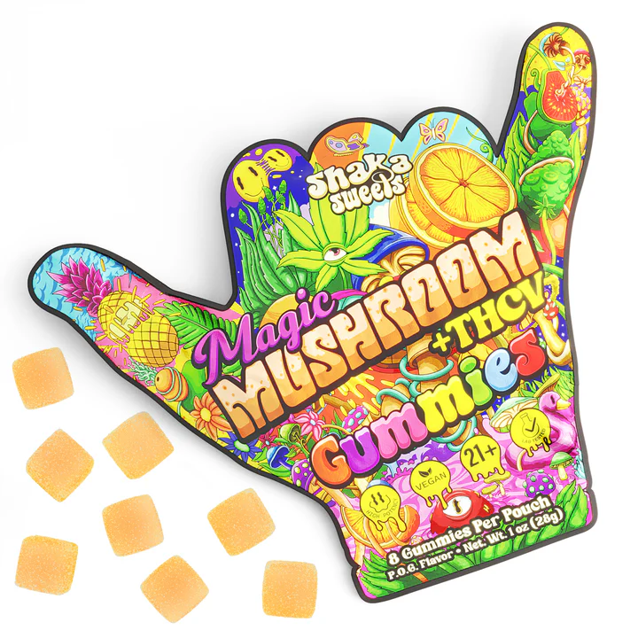 Photograph of product: Shaka Sweet's | Mushroom's and TH-oui V | P.O.G