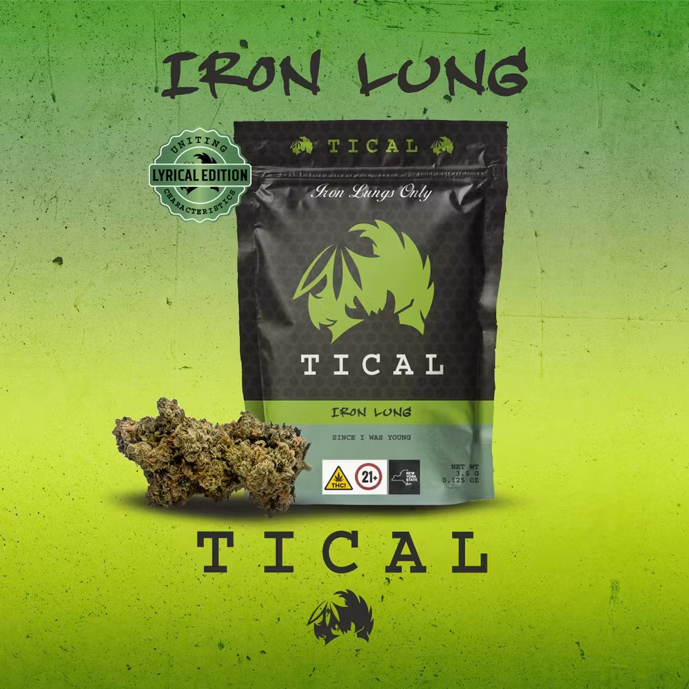 Photograph of product: TICAL Iron Lung Oui'd Small Batch Indoor Flower - 3.5g