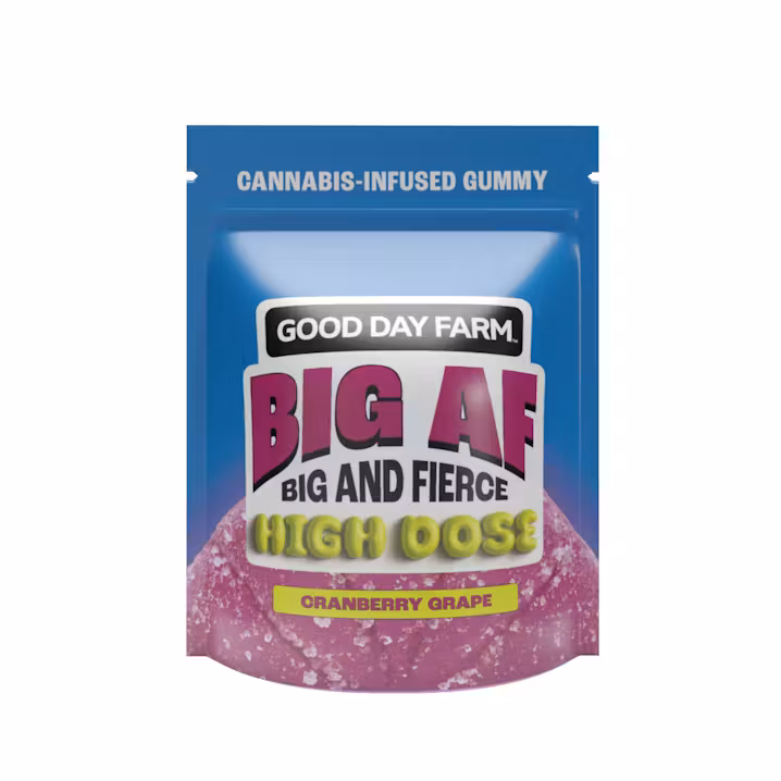 Photograph of product: Cranberry Grape Big AF | Single | 500mg