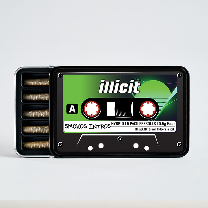 Photograph of product: Dirty Taxi Smokos Pre-Roll .5g 5-Pack