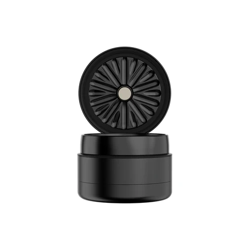 Photograph of product: Flower Mill - Next Gen Premium 2.5" Grinder | Aluminum Series | Black