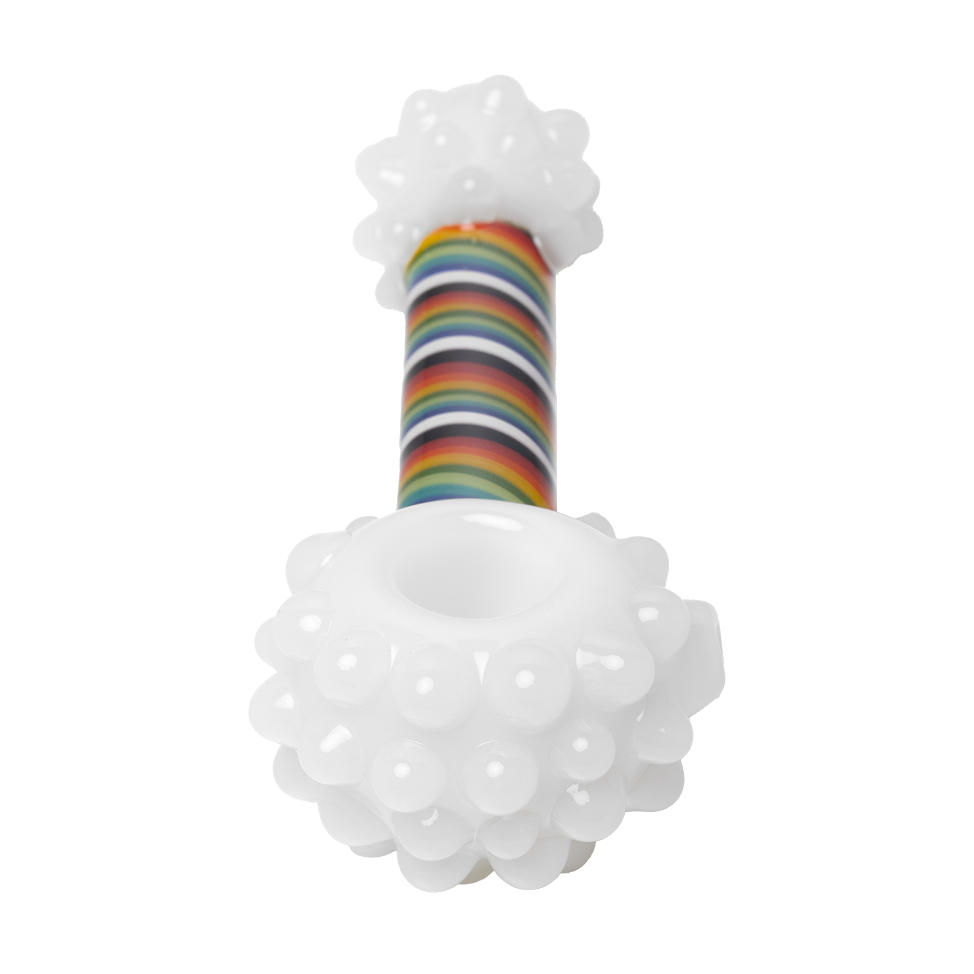 Photograph of product: | Human Grade Spoon Pipe - Rainbow