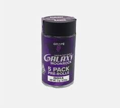 Photograph of product: Galaxy Moonrock Preroll Grape 5Pk