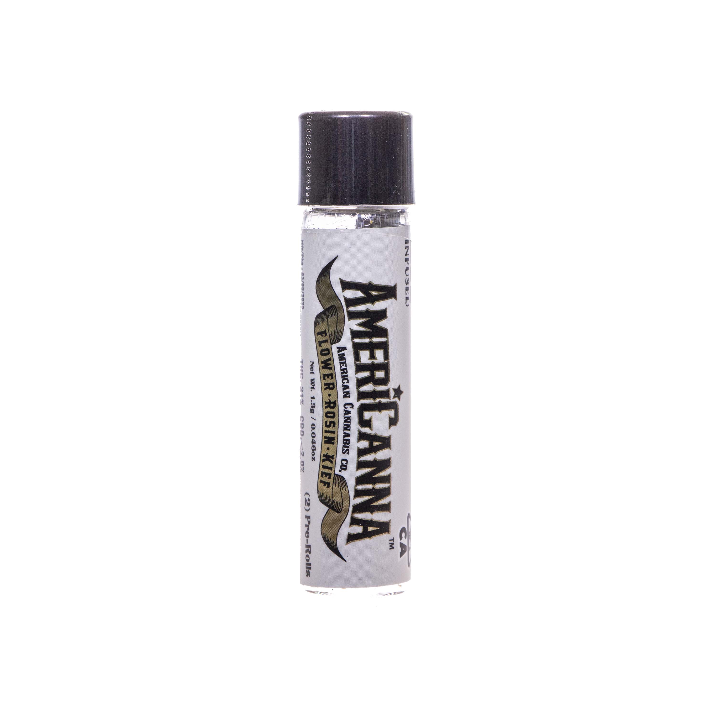Photograph of product: Americanna | Thunderbird Cheese Infused Pre-roll Pack (1g)