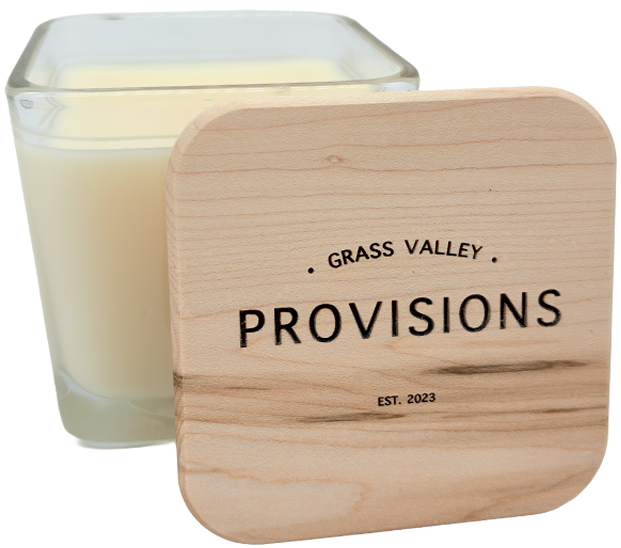 Photograph of product: Grass Valley Provisions | Oakmoss & Sandalwood Candle